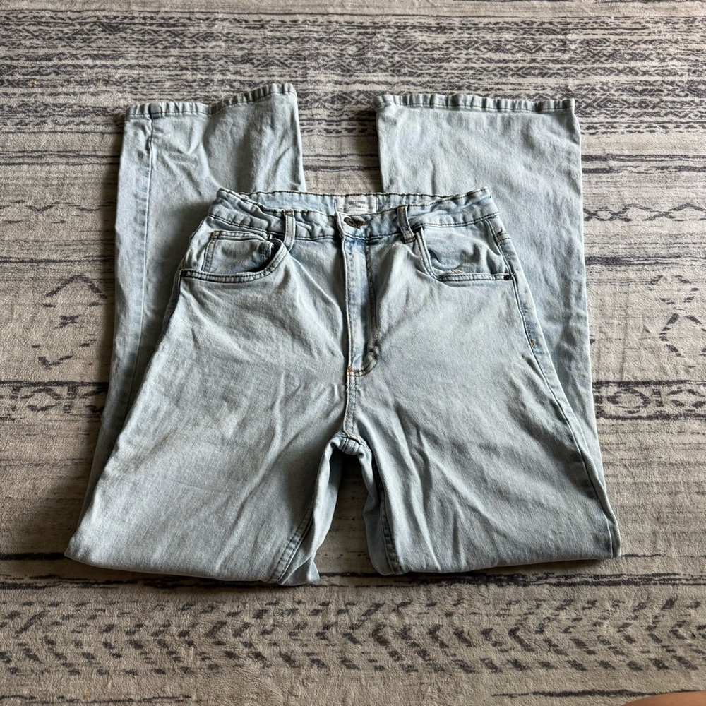 Cotton On Light Wash Flare Jeans Size 8